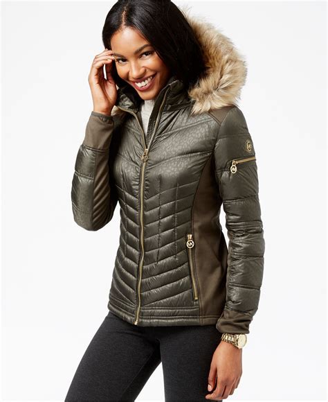 macys chamarras de mujer michael kors|Michael Kors coats for women.